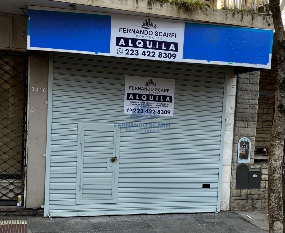 Alquiler local comercial zona Centro 100m2