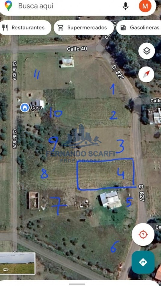Venta Lote 1000m2 San Eduardo de Chapadmalal